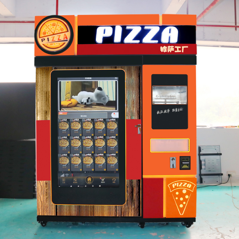 Smart Fully Automatic Pizza Making Vending Machine - Fresh Hot Food for Sale