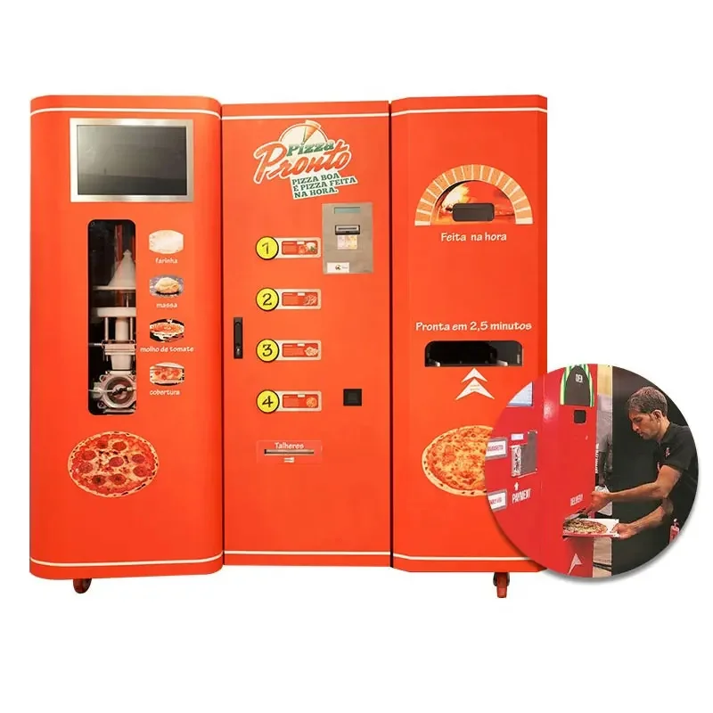 Smart Touch Screen Self-Service Fast Food Making Vending Machine