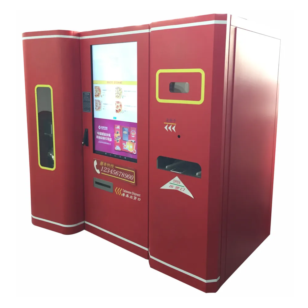 Pizza Vending Machine with Ingredients Making Machine with Client's OEM Brand or Private Label